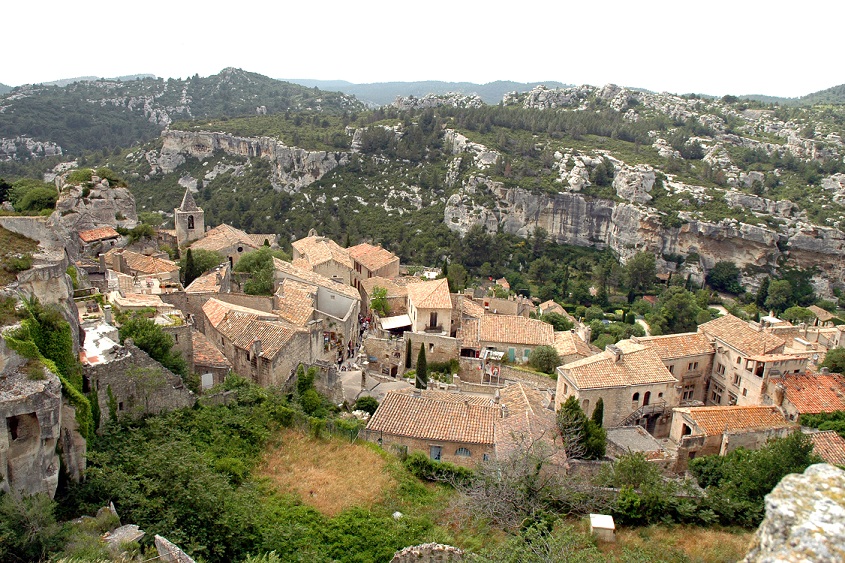 Le Baux de Provence visto dal castello