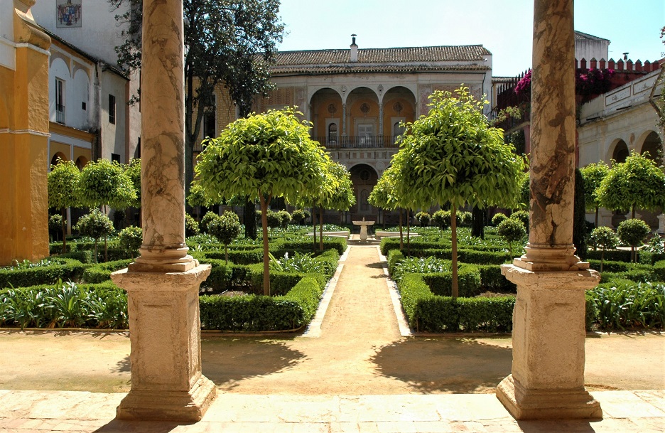 I giardini della Casa de Pilatos di Siviglia
