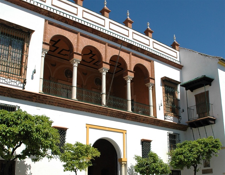 La facciata esterna della Casa de Pilatos di Sevilla