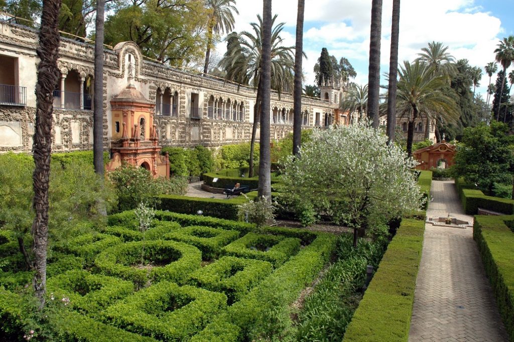 I giardini del Real Alcazar di Siviglia