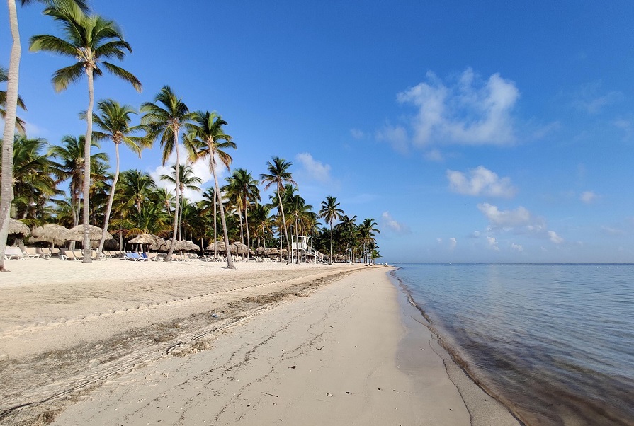 Bavaro beach nella Repubblica Dominicana