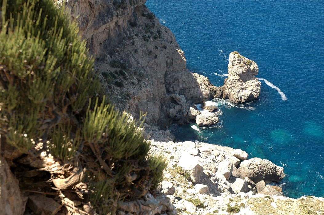Un tratto della Costa Rocosa a Mallorca