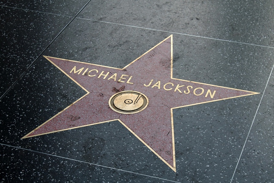 La stella di Michael Jackson sulla Walk of Fame