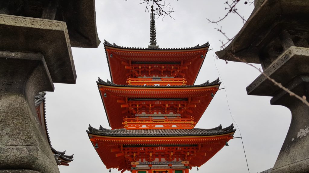 Kiyomizu-dera a Kyoto durante l'itinerario in giappone di 10 o 12 giorni