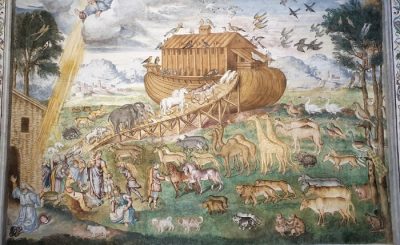 unicorni sull'arca di Noè a Milano San Maurizio al monastero maggiore