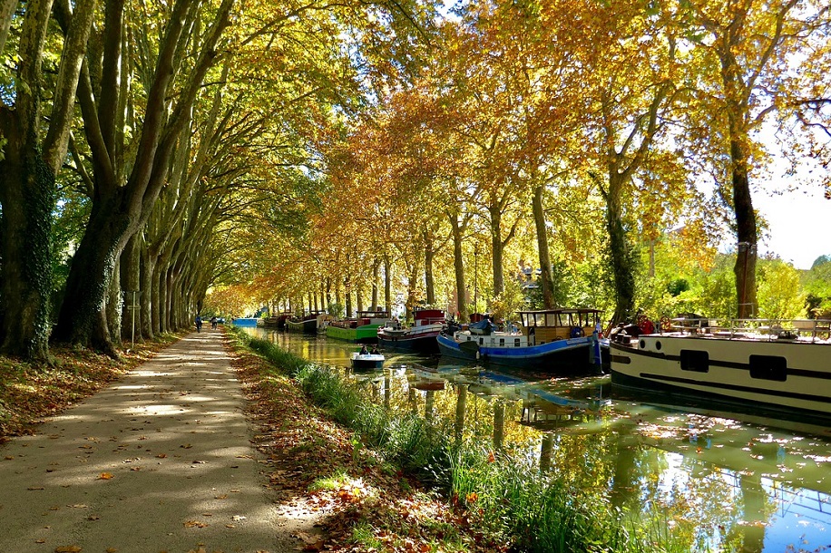 Un tratto del Canal du Midi: cosa vedere a Tolosa e dintorni