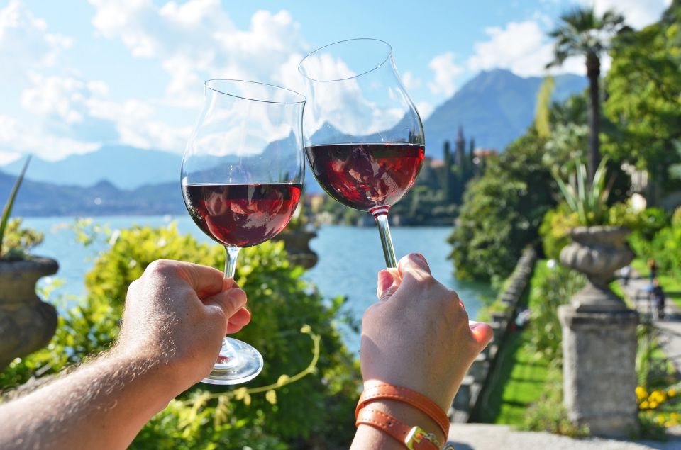 Degustazione di vini sul Lago di Como in Lombardia