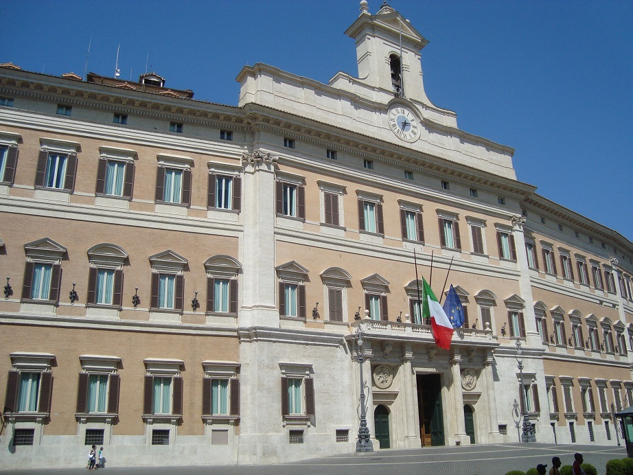 Palazzo Montecitorio sede del Parlamento 