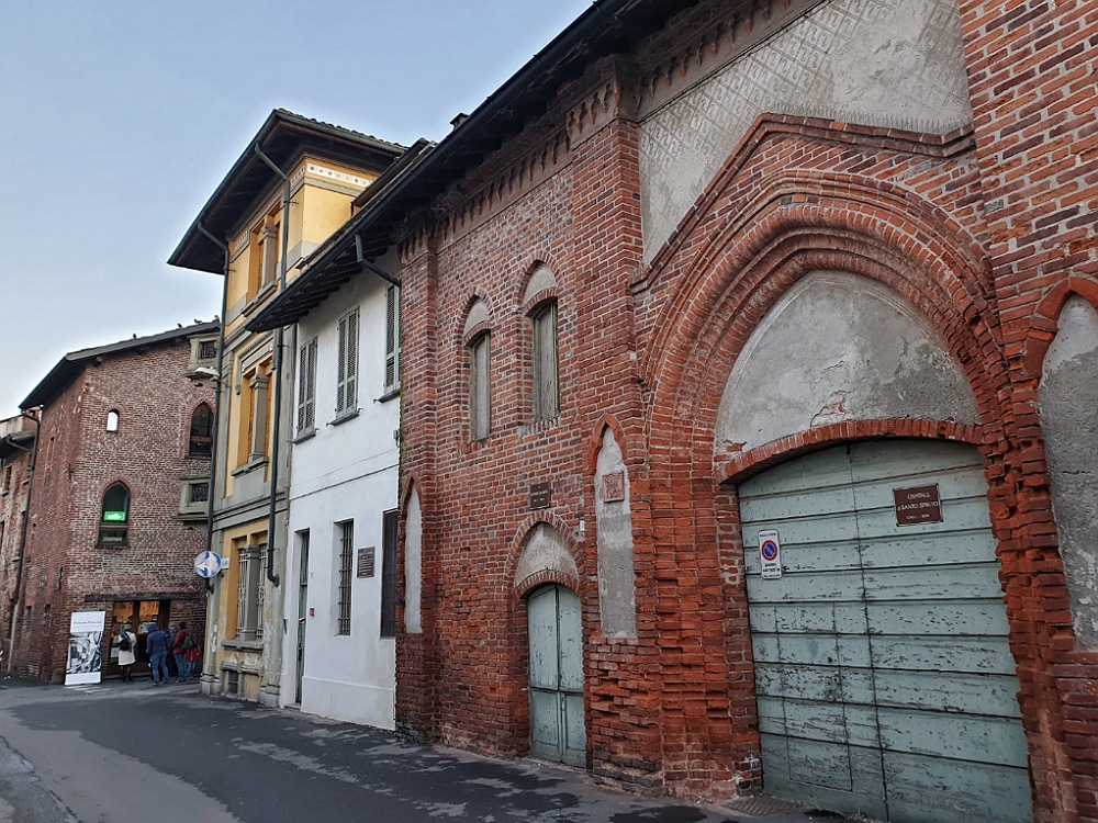 Un vicolo del borgo di Soncino vicino al Museo della Stampa
