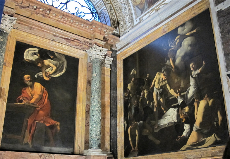 Caravaggio a Roma: San Luigi dei Francesi