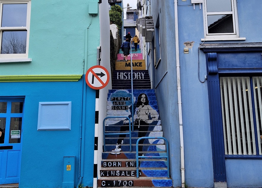 Stoney Steps: street art a Kinsale Cork