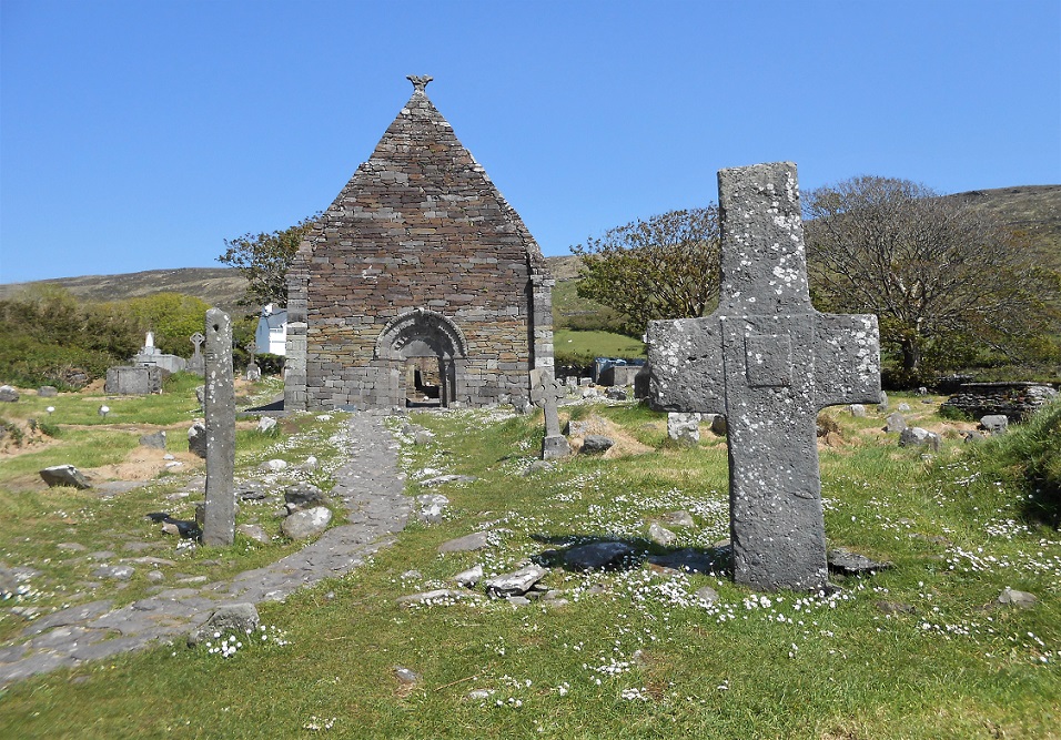 Penisola di Dingle in Irlanda: chiesa di Kilmakedar