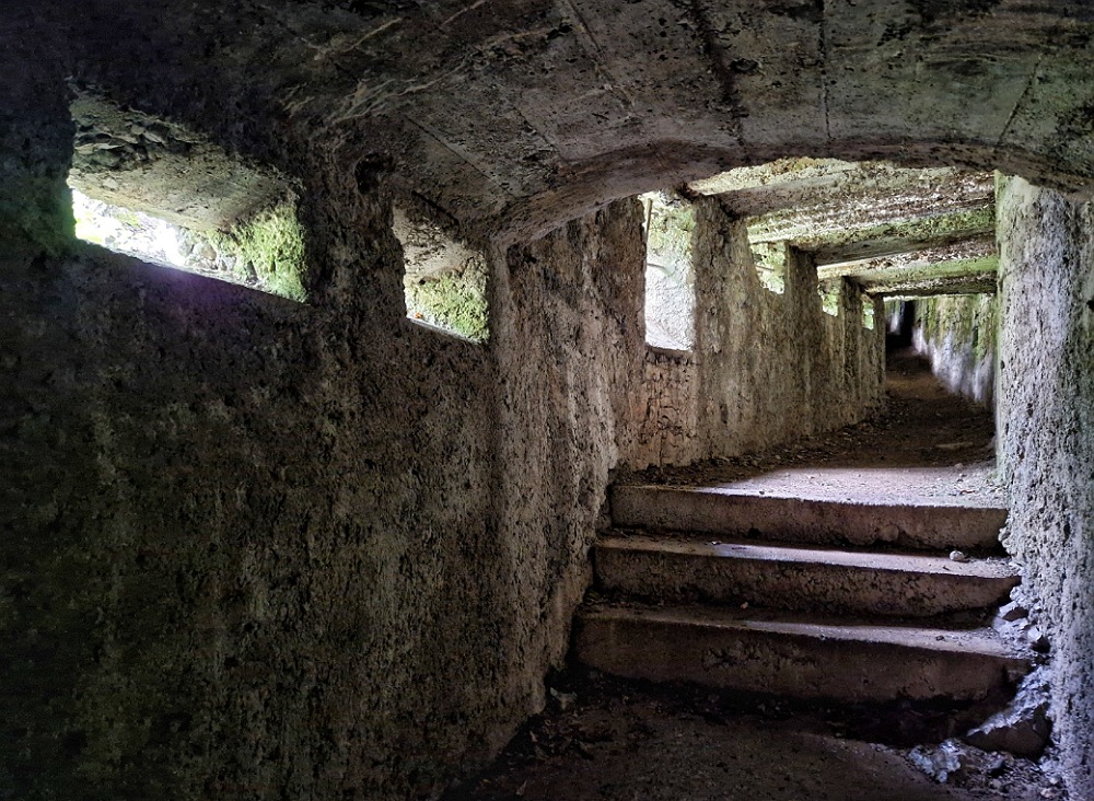 Trincee e gallerie al Colle di Santo Stefano in Valle di Ledro