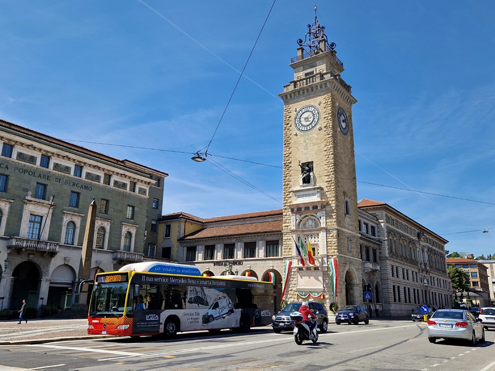 Arrivare in Bergamo con l'autobus
