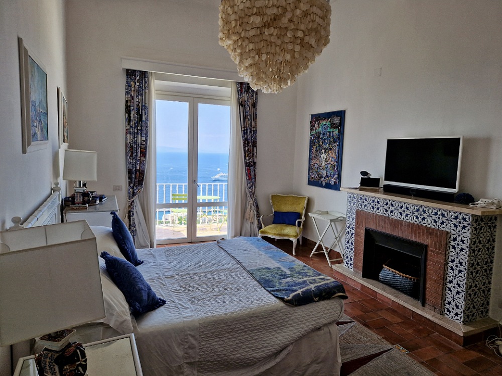 Dove dormire a Capri: camera con vista panoramica